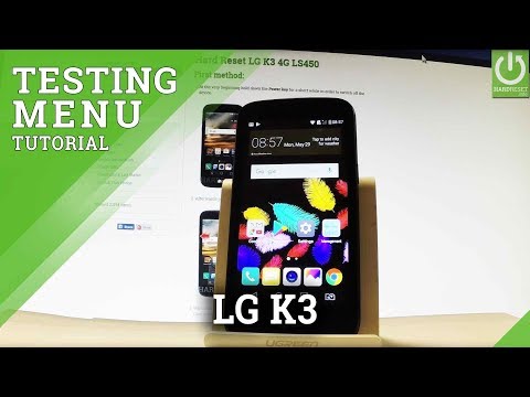 Testing Menu LG K3 4G LS450 - Test Mode / Specification / Battery Info