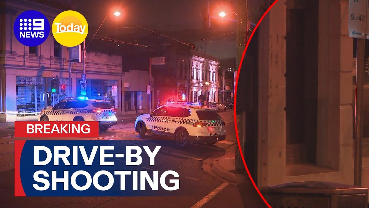 Melbourne bar drive-by shooting | 9 News Australia