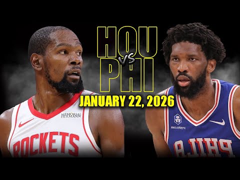 Houston Rockets vs Philadelphia 76ers Full Game Highlights – January 22, 2026 | NBA Season
