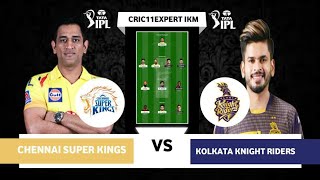 CSK vs KKR Match | CSK vs KOL | Chennai Super Kings vs Kolkata IPL2022 Match No.1 Prediction Team
