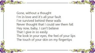 Claudia Church - It&#39;s All Your Fault Lyrics