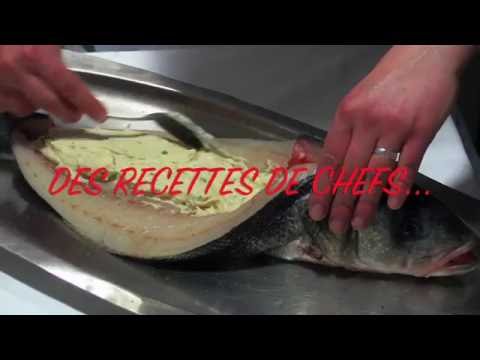 Recipe for sea bass in a pastry crust, Chez MOSS Restaurant - Lyon Mercière