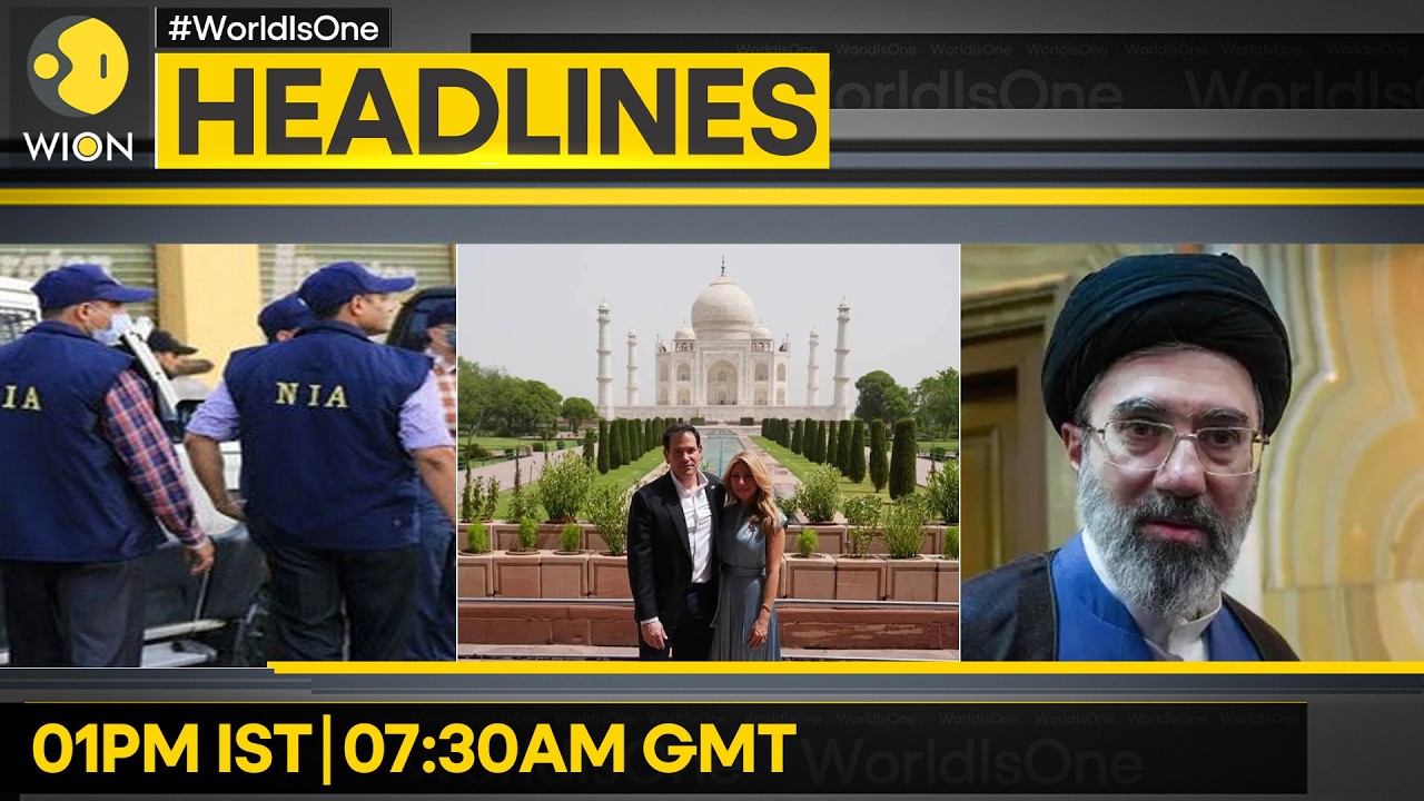 J&K: NIA Launches Multi-Location Raids | Rubio Clarifies On WION's Racism Question | Headlines