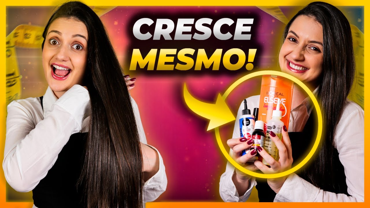 TOP 8 PRODUTOS PARA CRESCER CABELO RÁPIDO | Projeto Rapunzel 2024