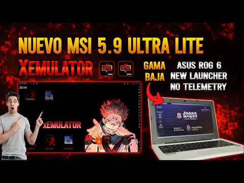 NUEVO MSI 5.9 ULTRA LITE para JUGAR FREE FIRE en PC de BAJOS RECURSOS 2025