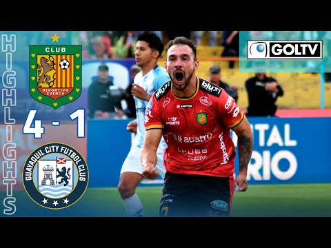 Resumen | Dep. Cuenca 4 - Guayaquil City 1 | LigaPro 2023 - Fecha # 6