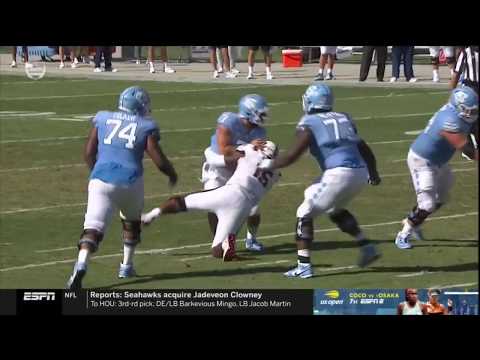 2019 USC vs UNC - Aaron Sterling Sack