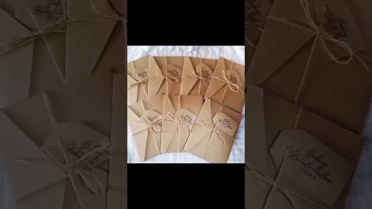 #kraft #invitation #rustic