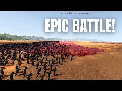 Watch 10,000 American Soldiers vs.10,000 German Soldiers in a Battle to the Death!