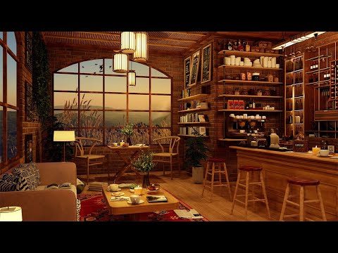 Afternoon Lounge Jazz - 4K Coffee Shop Lounge Ambience, Jazz Music for Working, Studying | Calm Jazz