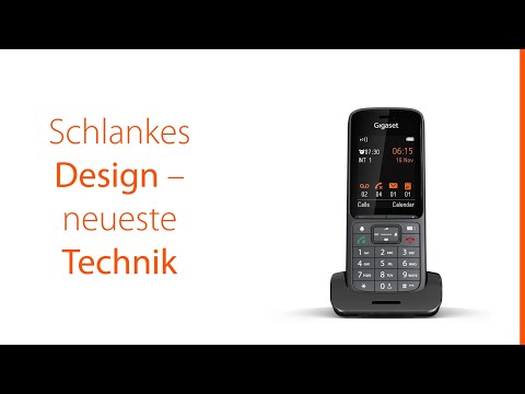 Gigaset SL800H Pro - Schnurloses Mobiltelefon mit Rufnummernanzeige in Schwarz video preview