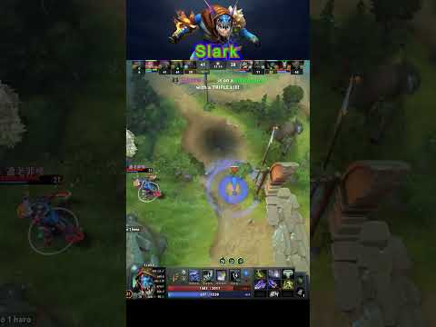 5 Level In 45 Seconds Slark Likes this Very Much #dota2 #dota2highlights #rampage
