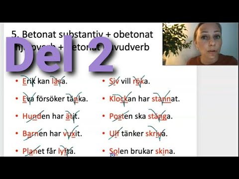 Del 2 - Uttal, satsbetoning SFI/SVA grund