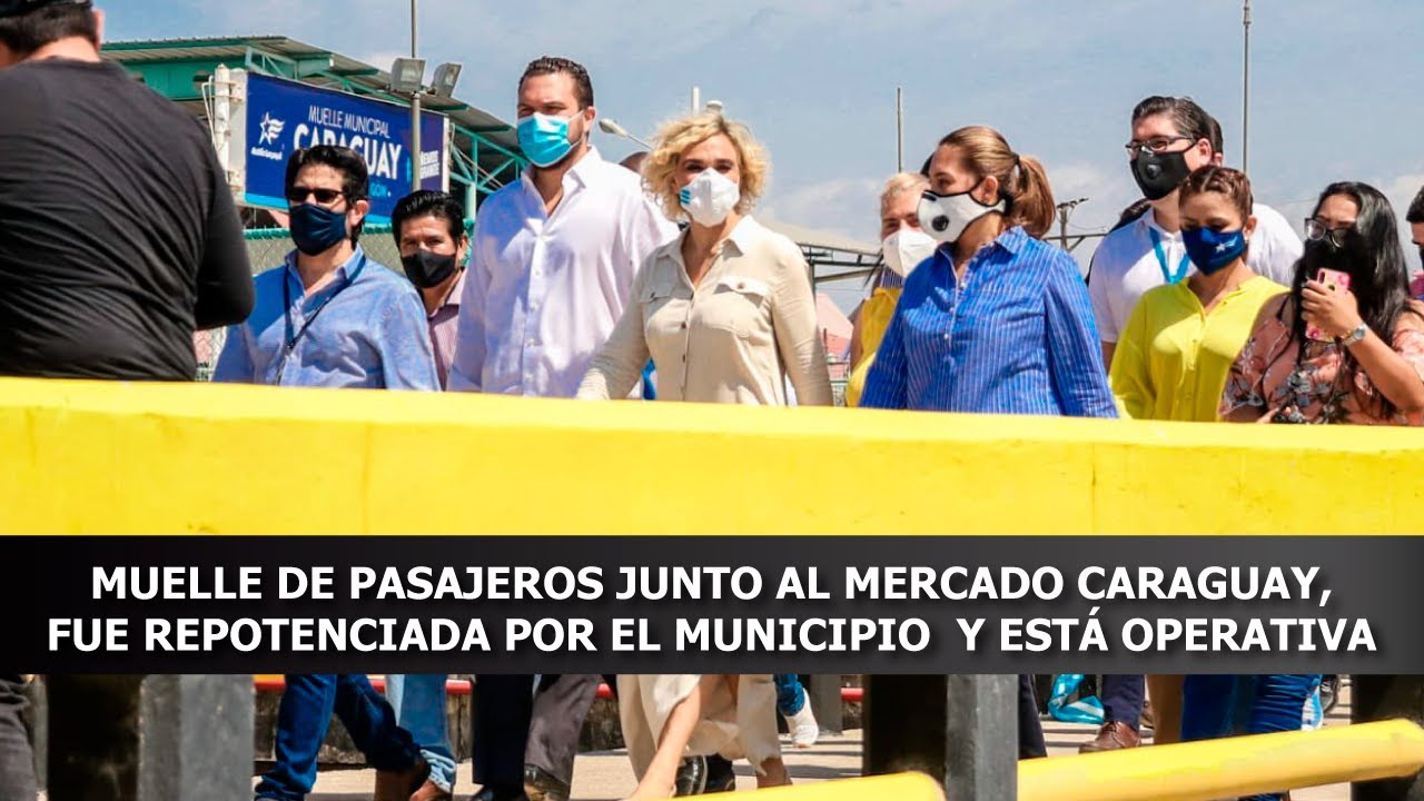 Plataforma del muelle de pasajeros, adyacente al Mercado Caraguay, fue repotenciada por el Municipio de Guayaquil y está operativa.