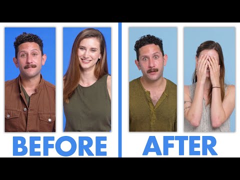 初めてのデートの前後にインタビューを受けました - アシュリー＆ジュリアン｜グラマー (Interviewed Before and After Our First Date - Ashley & Julian | Glamour)