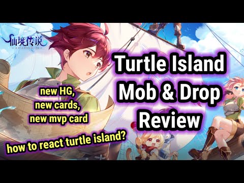 TURTLE ISLAND MOB & DROP REVIEW (lv120+) RAGNAROK MOBILE ETERNAL LOVE