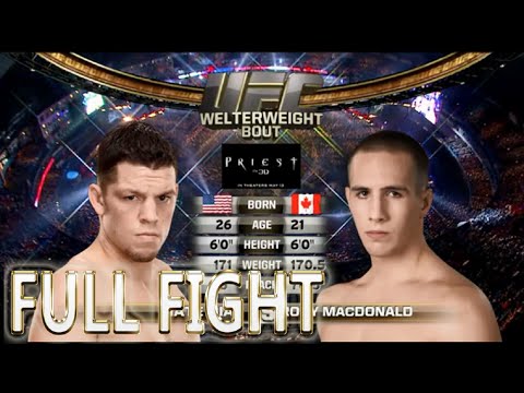 Nate Diaz vs Rory MacDonald full fight