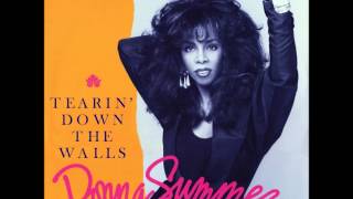 DONNA SUMMER - TEARIN&#39; DOWN THE WALLS - WEA 1987 - UK - B-side to the 12&quot; single