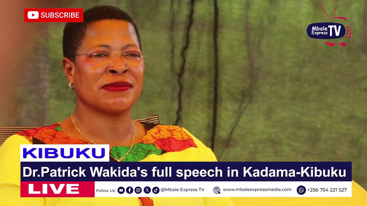 Dr. Wakida's full speech during his campaign launch in Kadama 