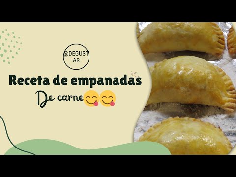 EMPANADAS DE CARNE BUENAZO 😋 Receta de EMPANADAS de carne facil y Rápido