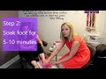 Toenail Procedure Aftercare And Soaking Instructions