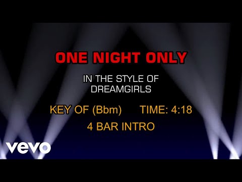 Dreamgirls - One Night Only (Karaoke)