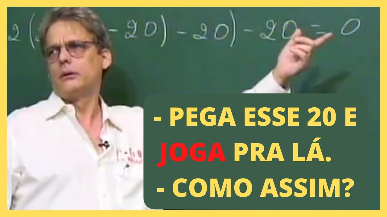 COMO RESOLVER EQUAÇÕES DO JEITO CERTO | Ledo Vaccaro