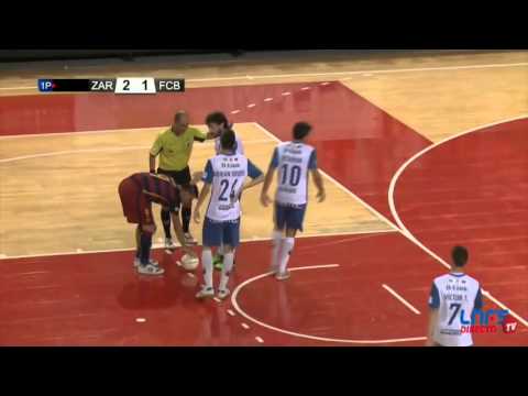 Gol de Sergio Lozano DLink Zaragoza-FC Barcelona Lassa 1J Temp. 2015/2016