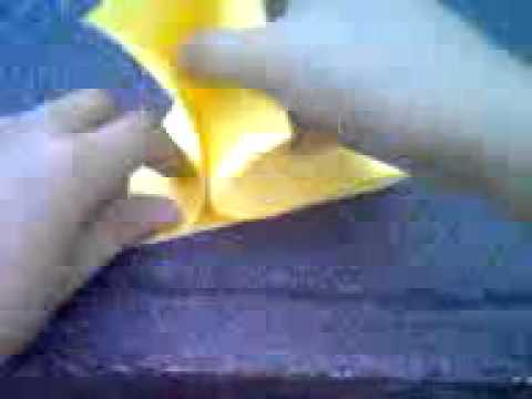 How to make an Origami Flower Part1