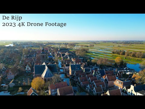 2023 De Rijp 4K Drone Stock Footage by Rik van Hoogstraten