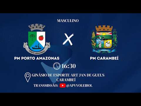 JOGOS DA JUVENTUDE PARANÁ - SEMI-FINAL - PM PORTO AMAZONAS x PM CARAMBEÍ - MASCULINO
