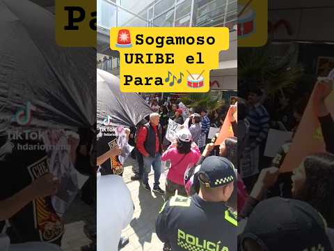 Sogamoso le canta a Uribe 🚨📢 “¡Jamás da la cara!” en gran manifestación