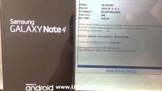Quick Unlock Samsung SM N910P N915P N900P Note 4 Edge by USB cable Sprint HD