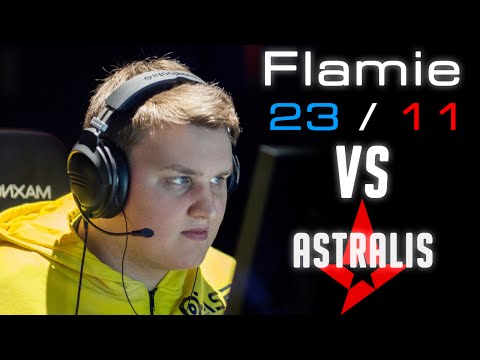 CS:GO PRO POV - Navi FLAMIE (23-11) vs Astralis (Mirage) @eslcs