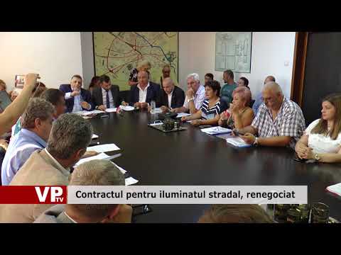 Contractul pentru iluminatul stradal, renegociat