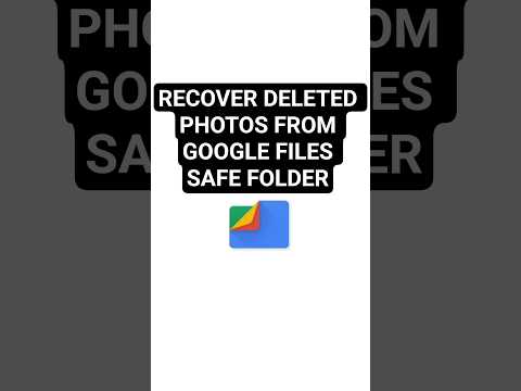 Recover deleted photos from Google files safe folder 🔥/Zain agha tech l#shorts #recovery