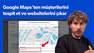 Google Maps'ten müşteriler nasıl bulunur?