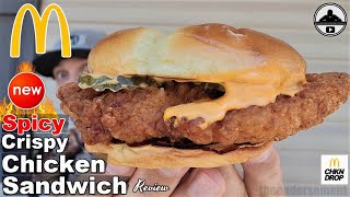 McDonald's® SPICY Crispy Chicken Sandwich Review! 🤡🔥🐔🥪 | theendorsement