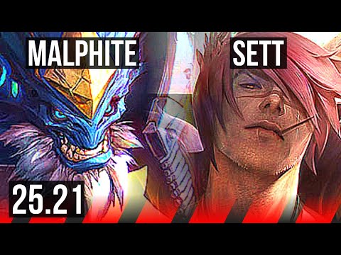 MALPHITE vs SETT (TOP) | 9/1/10, Godlike | NA Master | 25.21