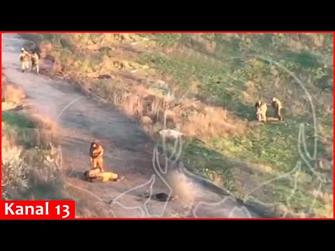 “Wagners” leave wounded soldiers behind and run away as drone TARGETS them