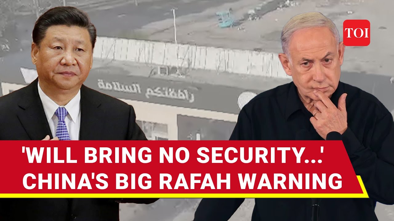 'Will Bring You No Security...': China's Threat To Israel? Xi Jinping's Big Warning Over Rafah