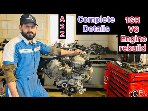 Toyota 1GR Engine Overhaul || Step-by-Step Rebuild Guide