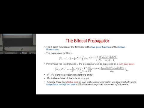Sumit Das - Towards a holographic dictionary for the Syk Model