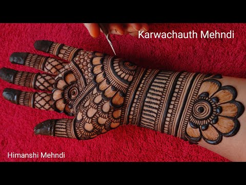 Karwa chauth mehndi designs | easy mehandi design | karvachauth mehndi design | mehndi design simple