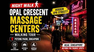 Singapore’s Hidden Massage Street 🇸🇬 | Opal Crescent Night Walk