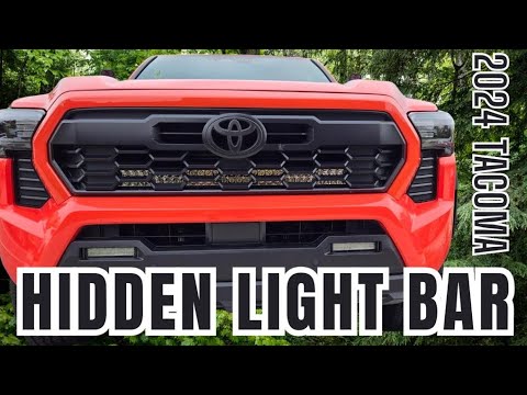 2024+ Toyota Tacoma Hidden Light Bar Review: Game-Changing Upgrade!