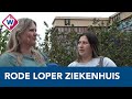 Rode loper, applaus en ballonnen voor personeel Reinier de Graaf Ziekenhuis - OMROEP WEST