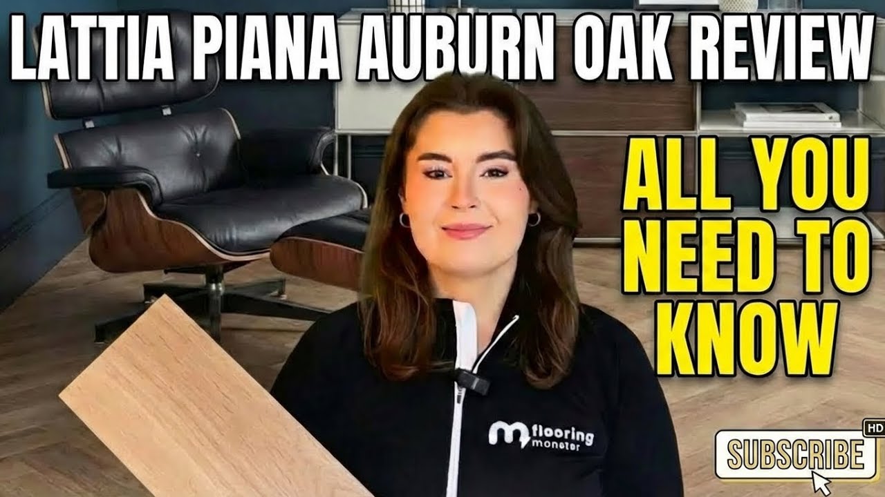 Lattia Piana Auburn Oak LPP0001 Plank Glue Down LVT Flooring video cover