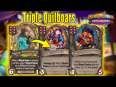 I Tripled The New 6 Stars Quilboar In My Triple Quilboars | Christian Hearthstone Battlegrounds