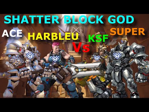 AceOFSpades & Harbleu Vs. Super & KSF | SHATTER BLOCKING GOD [ INSANE MATCH ]